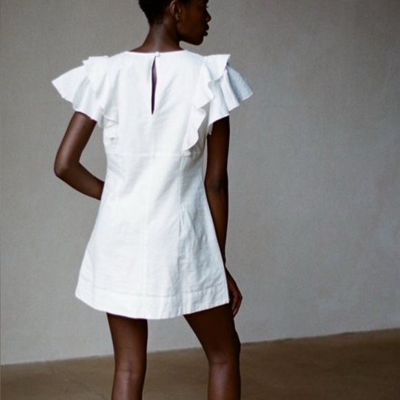 NWT Maria Stanley Genevieve Cream Button-Down Dress - Picture 2 of 8